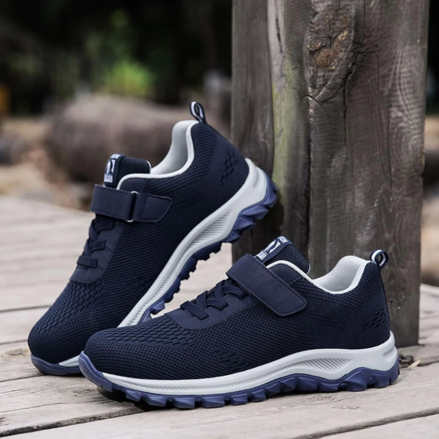 Men's Sneakers Low Top Breathable Strap Casual Lightweight Sports Men Shoes