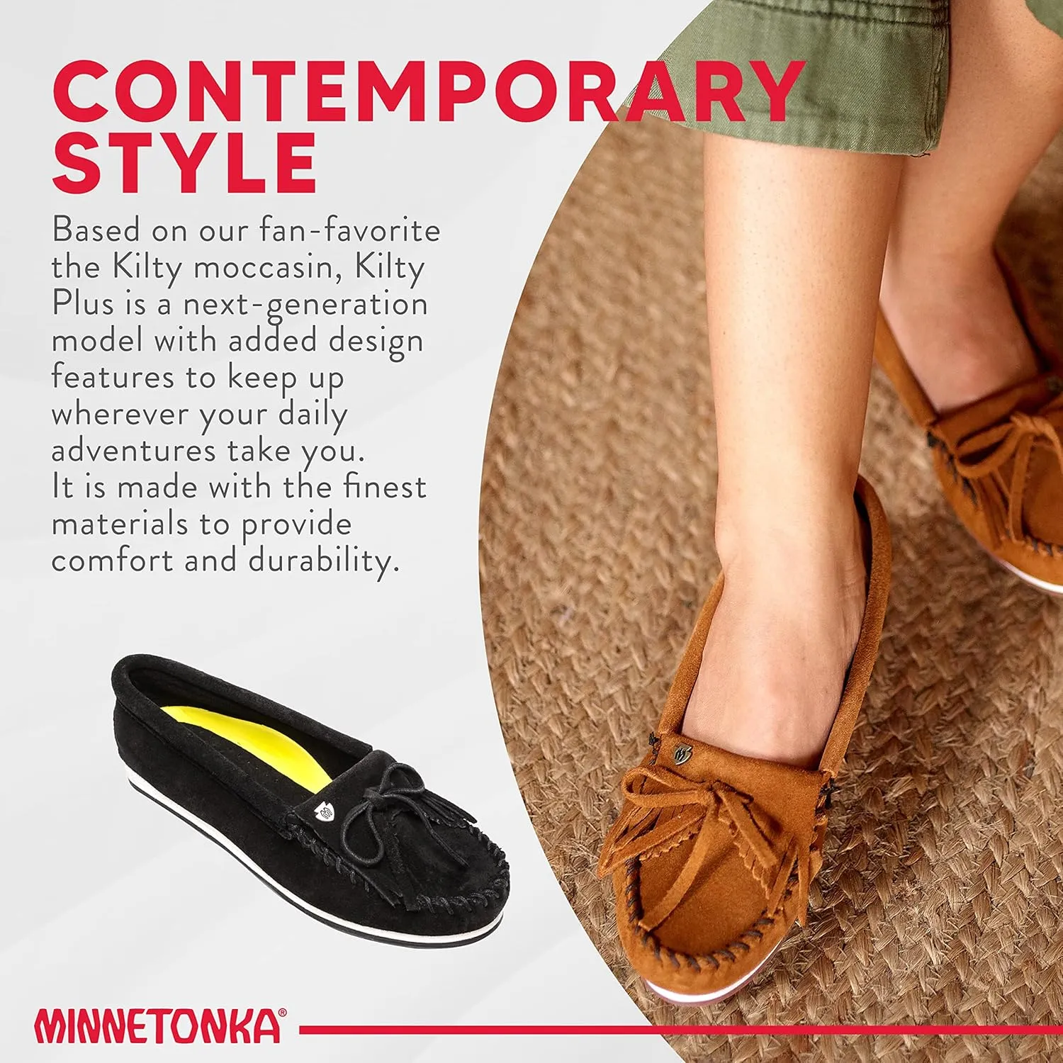 Minnetonka Women's Kilty Plus Moccasin