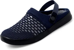 Mules Clogs for Women Orthopedic Air Cushion Platform Mesh Mules Breathable Slip-On Sandals Lightweight Walking Shoes Slippers Sandal Outdoor Slippers