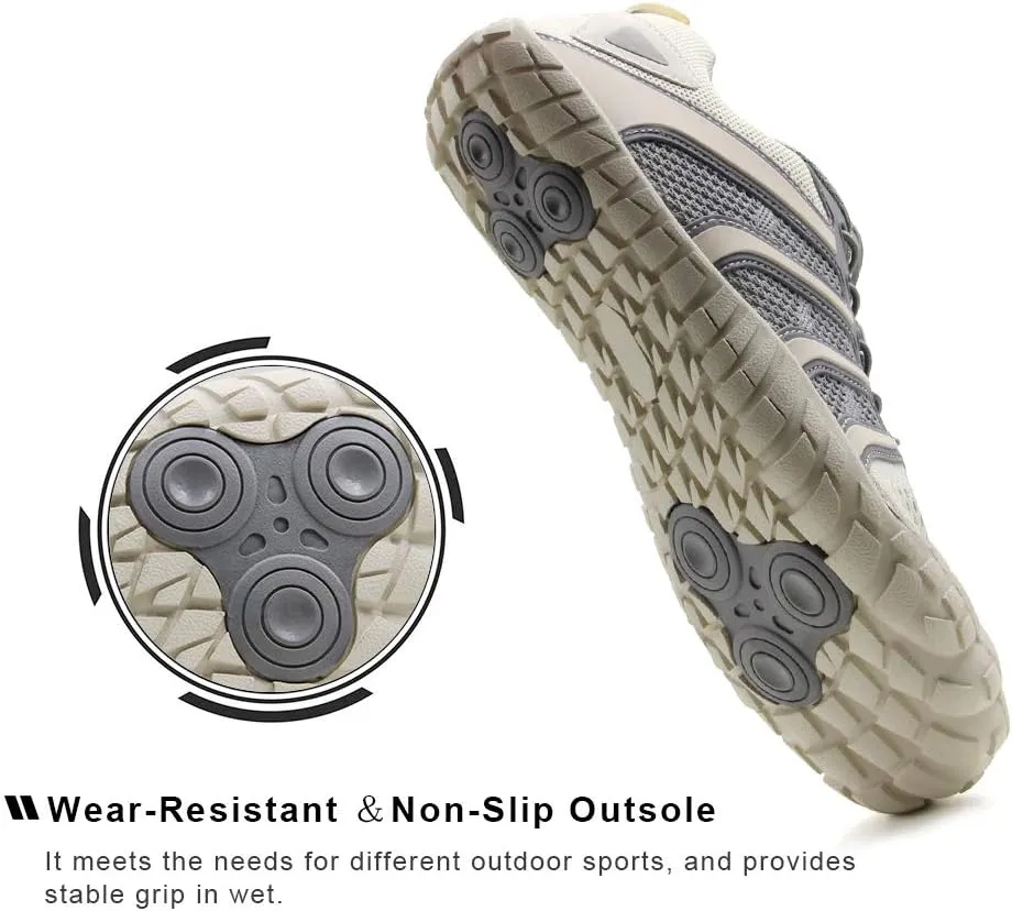 Oranginer Men's Barefoot Shoes - Big Toe Box - Minimalist Cross Training Shoes for Men