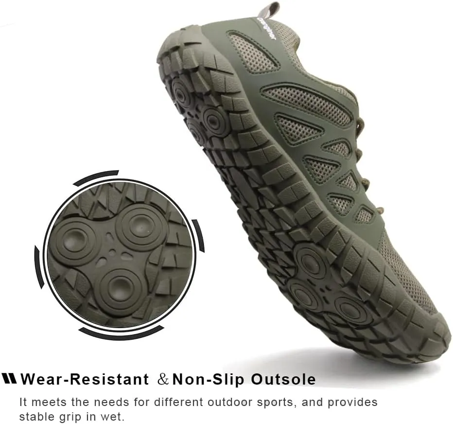Oranginer Men's Barefoot Shoes - Big Toe Box - Minimalist Cross Training Shoes for Men