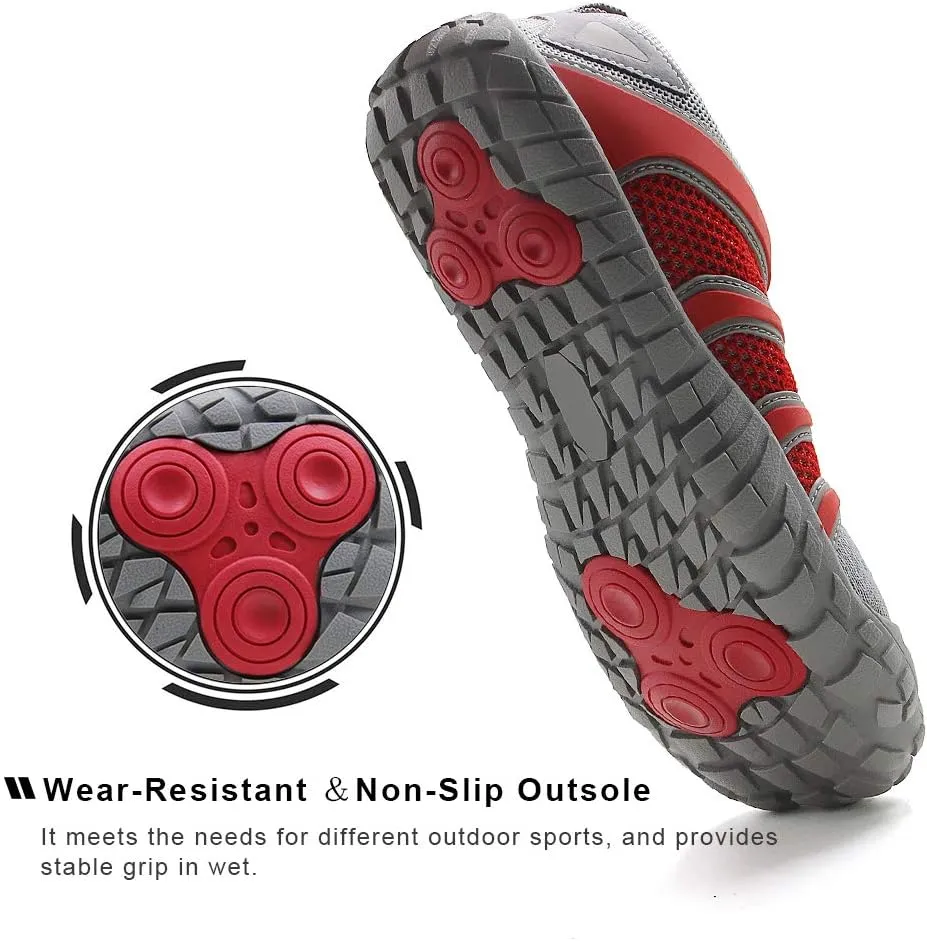 Oranginer Men's Barefoot Shoes - Big Toe Box - Minimalist Cross Training Shoes for Men