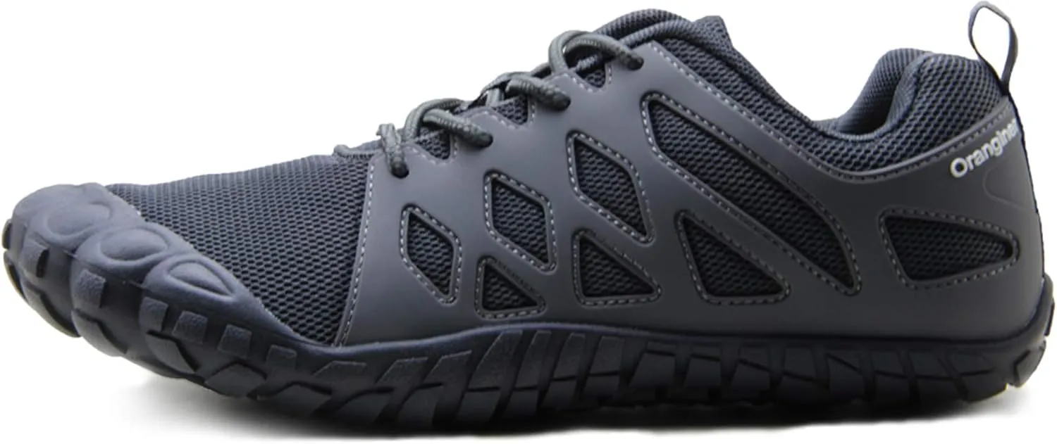 Oranginer Men's Barefoot Shoes - Big Toe Box - Minimalist Cross Training Shoes for Men