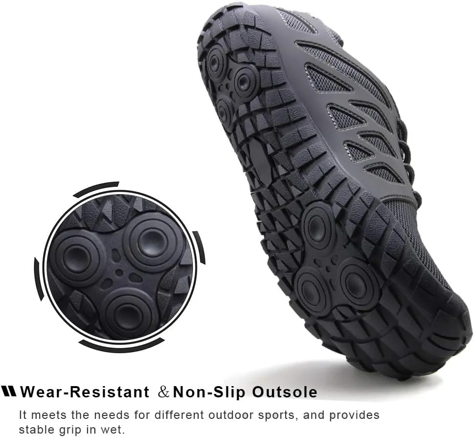 Oranginer Men's Barefoot Shoes - Big Toe Box - Minimalist Cross Training Shoes for Men
