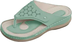 Orthopedic Sandals for Women Arch Support Wedge Flip Flops Y2k Summer Dressy Comfortable Sandals Cushion Footbed Platform Sandal Non-Slip Beach Shoes