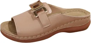 Orthopedic Wedge Sandals for Women Comfortable Lip On Dressy Summer Comfortable Slides Sandals Open Toe Wedges Beach Shoes Sandal