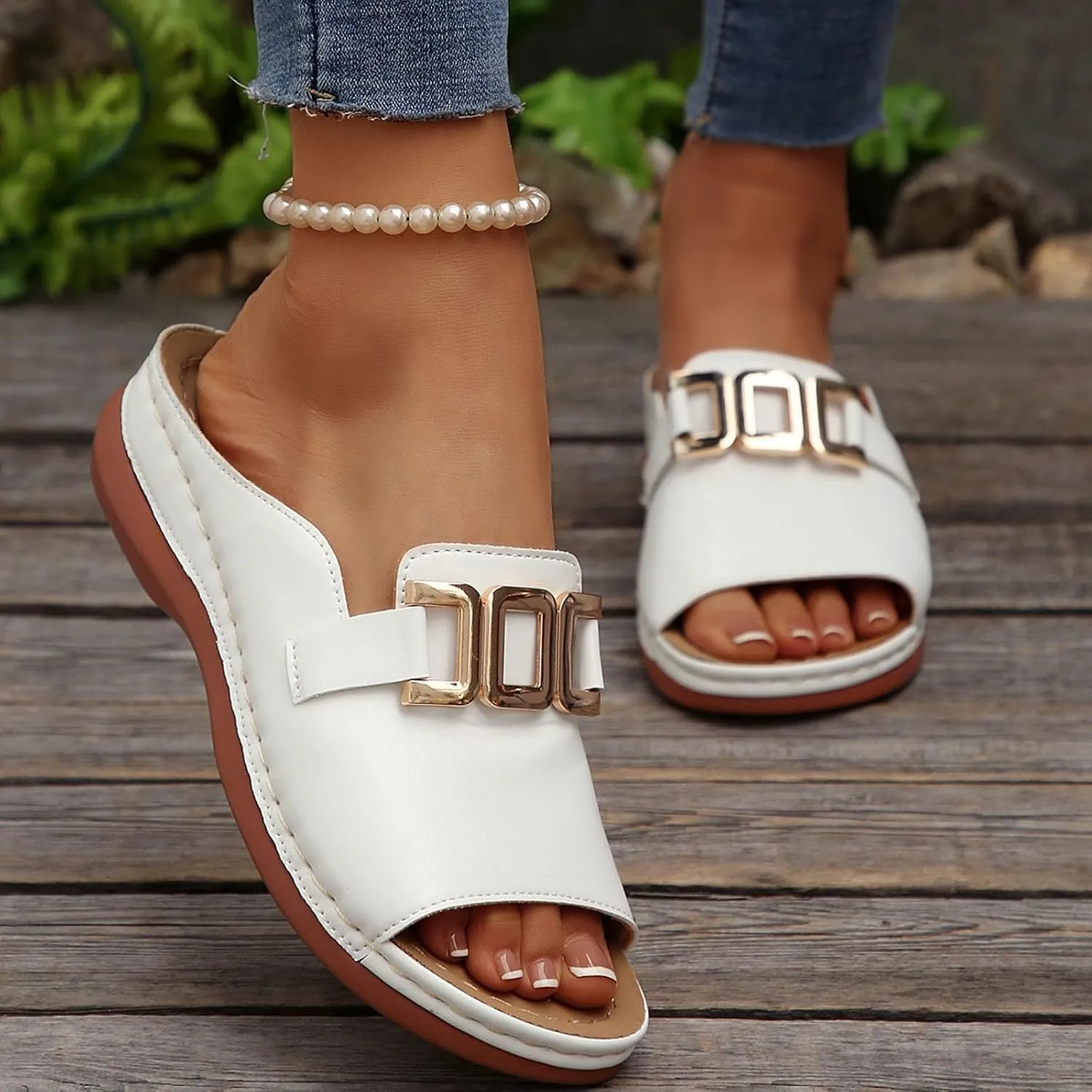 Orthopedic Wedge Sandals for Women Comfortable Lip On Dressy Summer Comfortable Slides Sandals Open Toe Wedges Beach Shoes Sandal