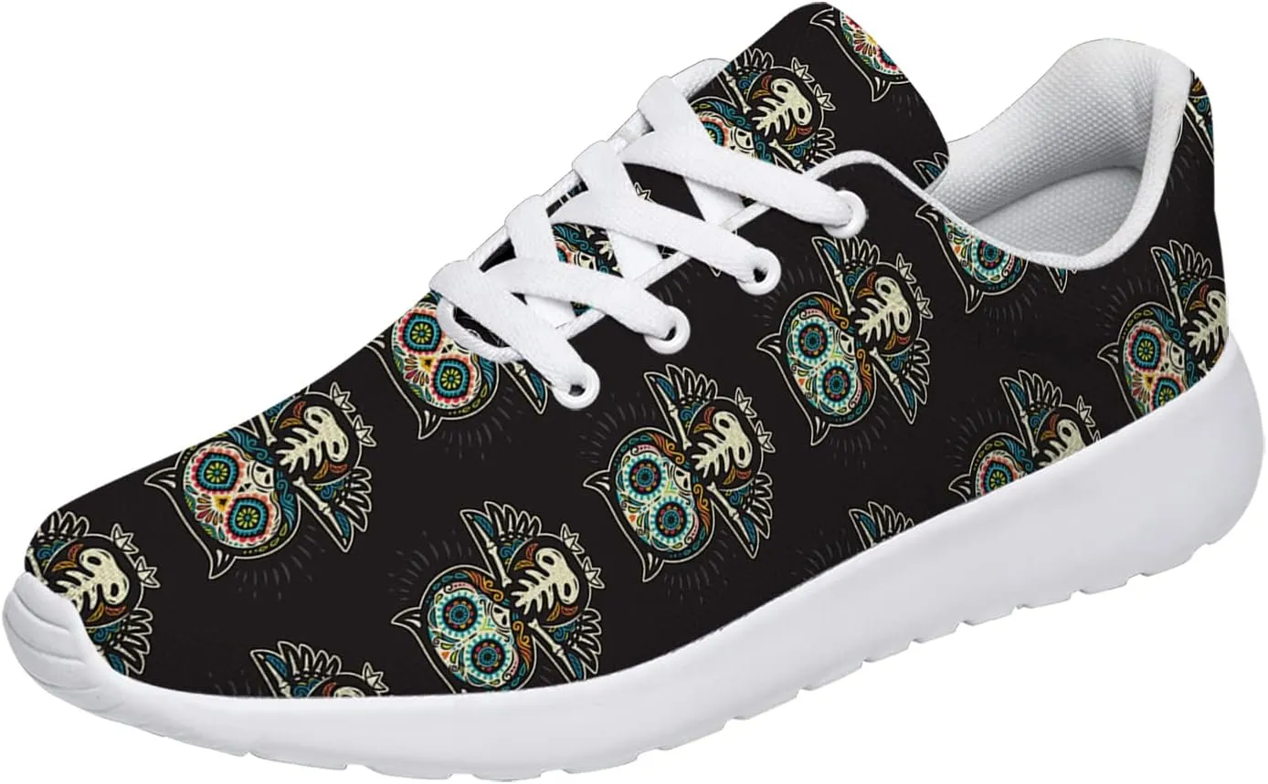 Owl Shoes Womens Mens Cross Training Shoes Athletic Running Sneakers Gifts for Friends