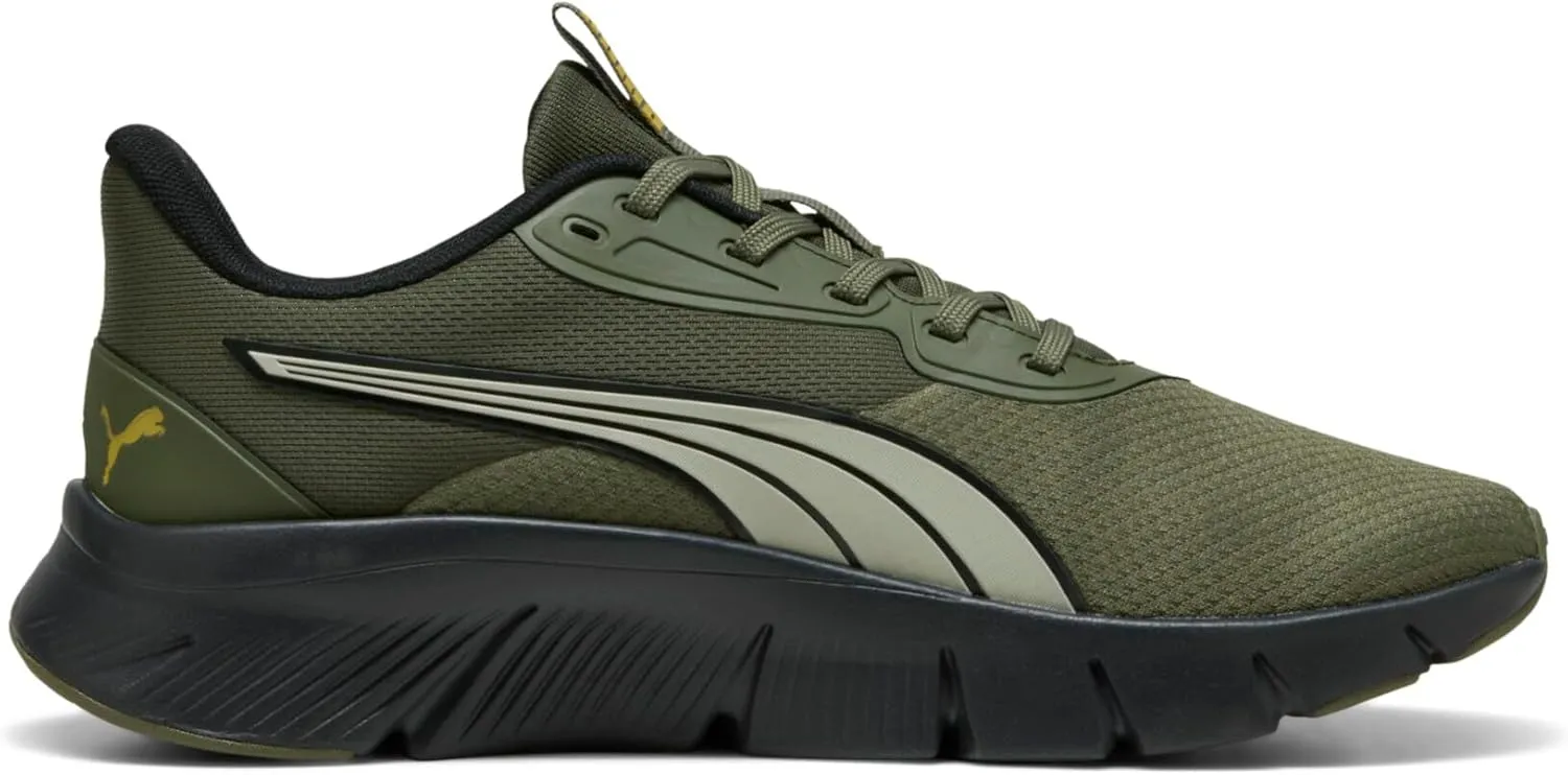 PUMA Men's Flexfocus Lite Modern Cross Training Shoes, Black-Cool Dark Gray, 7.5