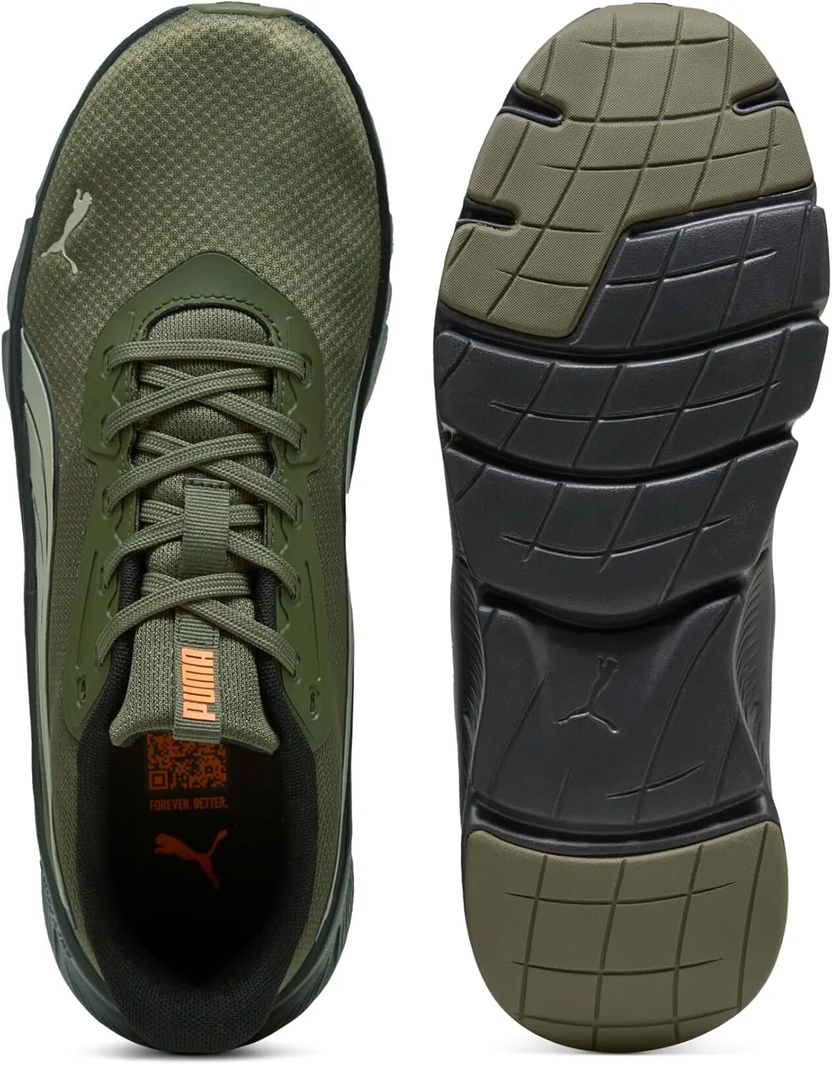 PUMA Men's Flexfocus Lite Modern Cross Training Shoes, Black-Cool Dark Gray, 7.5