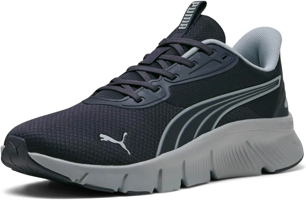 PUMA Men's Flexfocus Lite Modern Cross Training Shoes, Black-Cool Dark Gray, 7.5