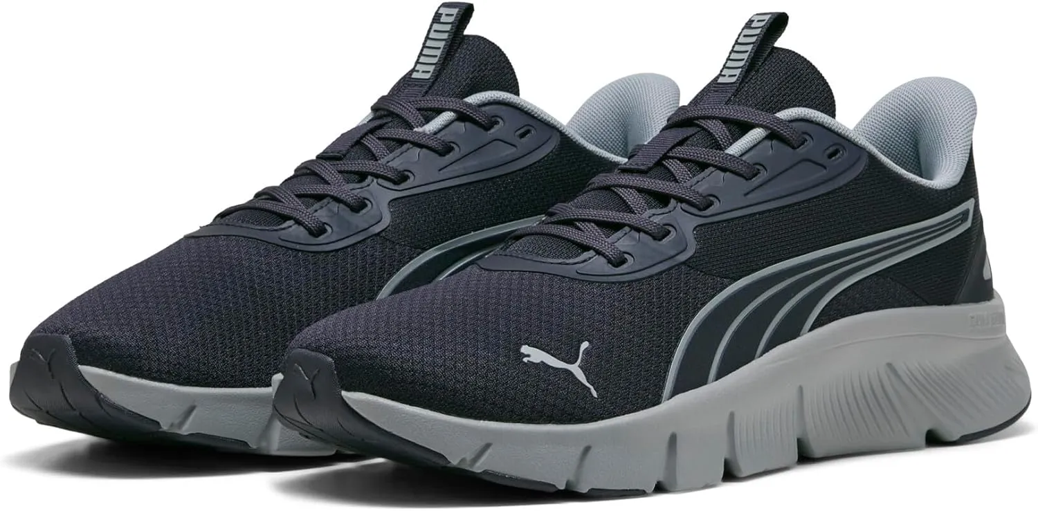 PUMA Men's Flexfocus Lite Modern Cross Training Shoes, Black-Cool Dark Gray, 7.5