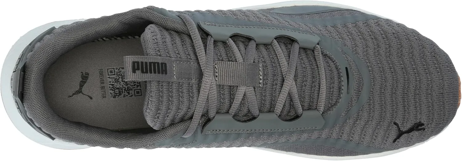 PUMA Men's Trainer Flexfocus Lite Better Knit Cross Training Shoes, Dark Cool Mid Gray, 7.5