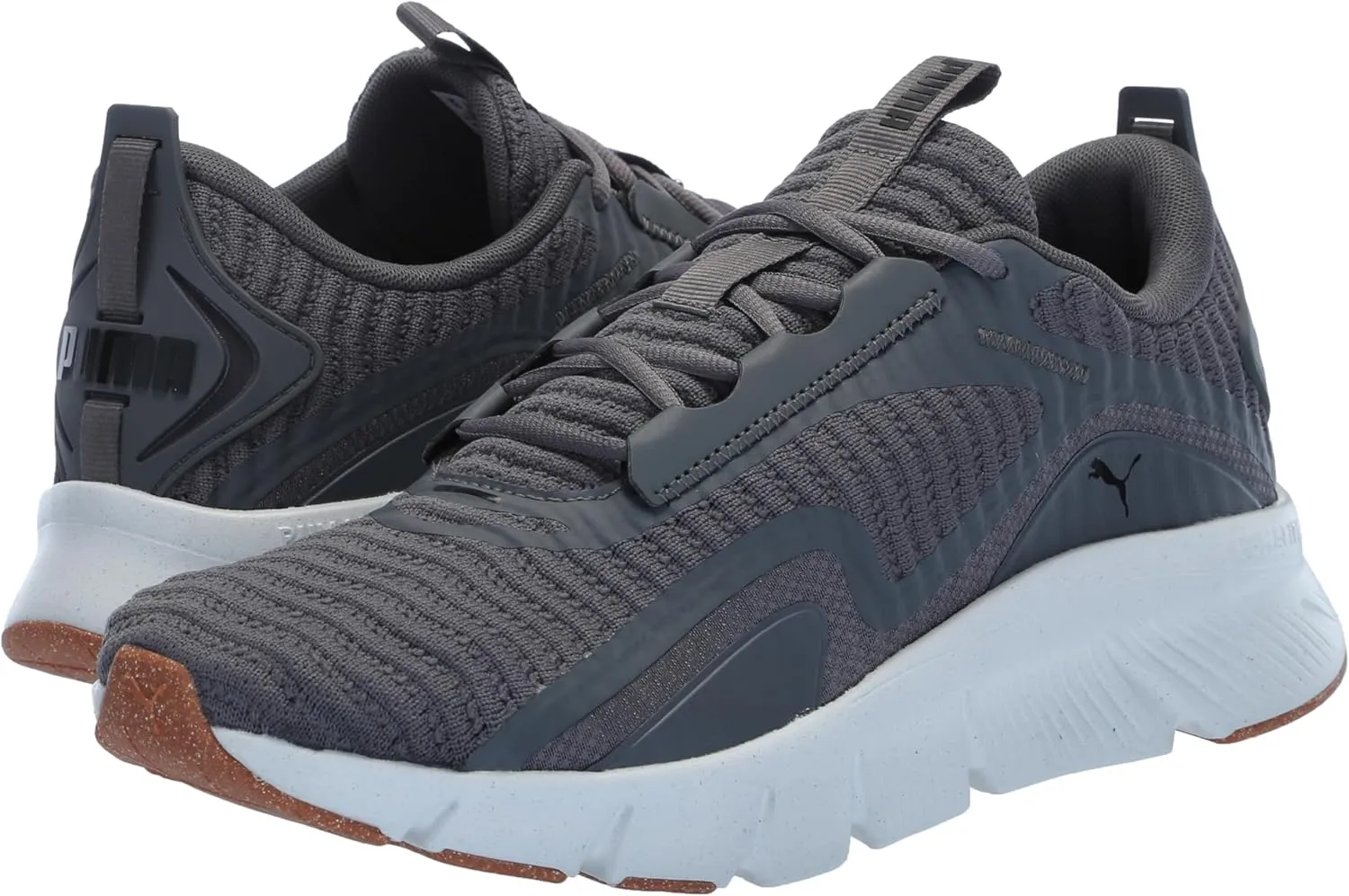 PUMA Men's Trainer Flexfocus Lite Better Knit Cross Training Shoes, Dark Cool Mid Gray, 7.5