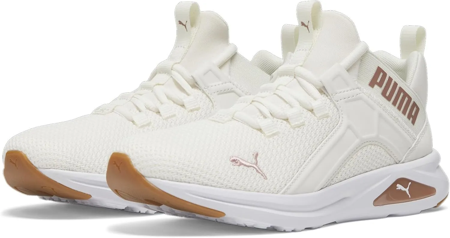 PUMA Women's Enzo 2 Revamp Cross Training Shoes, Black-Rose Gold, 6.5