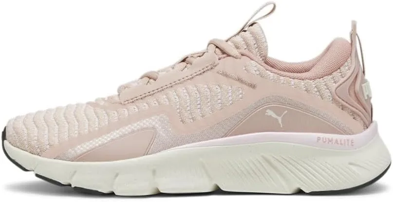PUMA Women's Flexfocus Lite Better Knit Cross Training Shoes, Rose Quartz-Whisp of Pink, 7.5