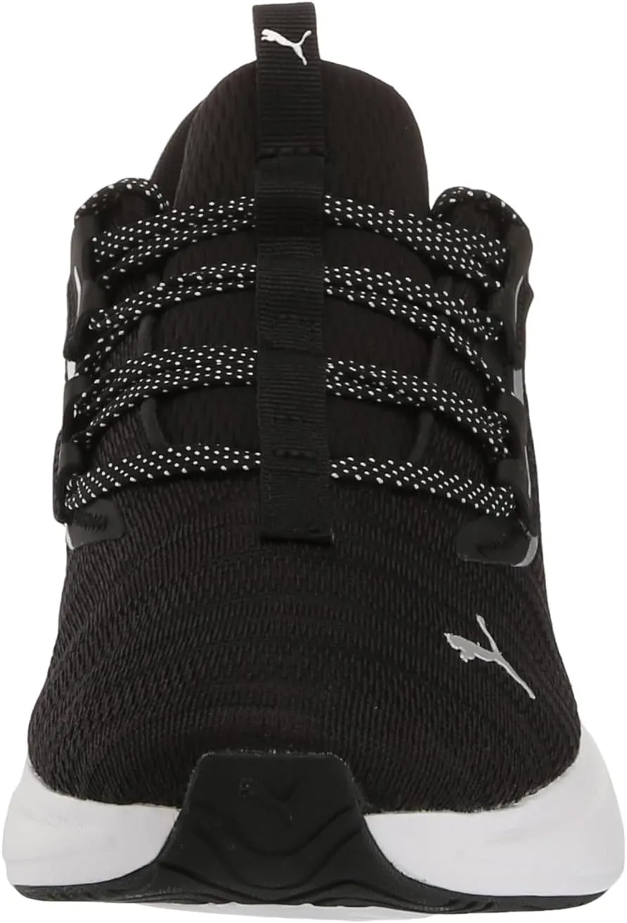 PUMA Women's Softride Harmony Cross Training Shoes, White-Black, 7.5