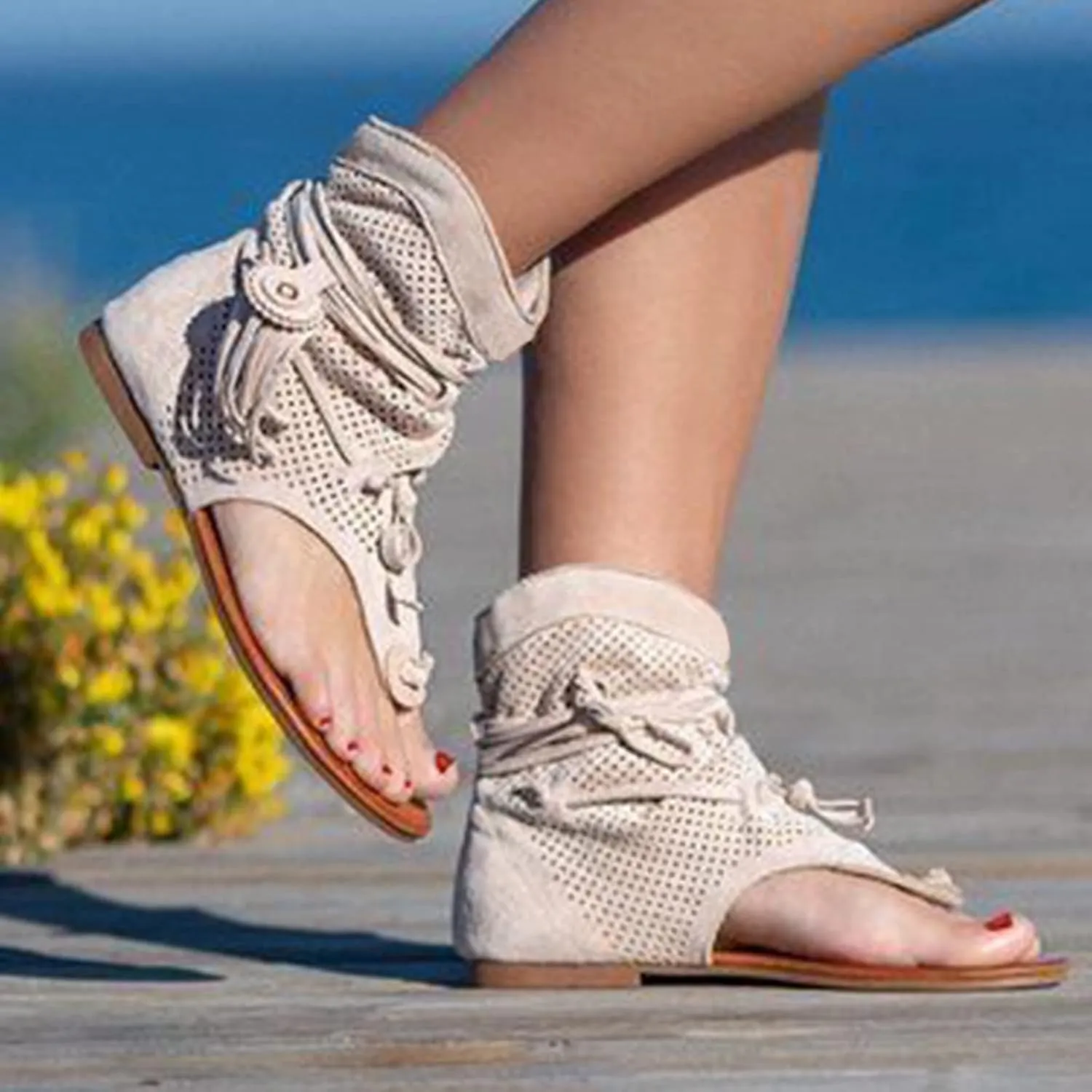 Sandals for Women 2025 Dressy Flats Sandals Women Dressy Flip Flops for Men Womans Flat Sandal Open Toe Summer Dressy Womens Sandal Dressy Summer