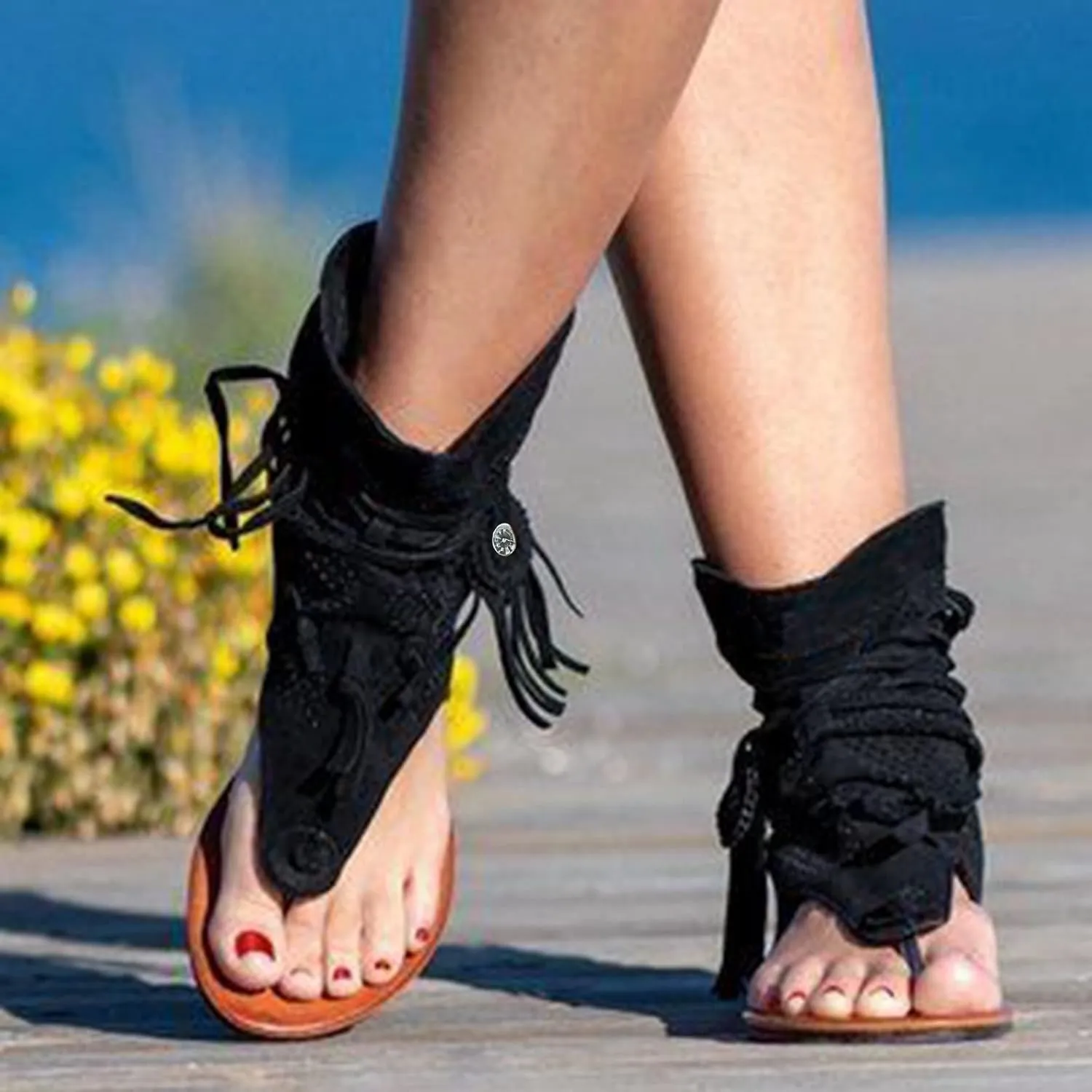 Sandals for Women 2025 Dressy Flats Sandals Women Dressy Flip Flops for Men Womans Flat Sandal Open Toe Summer Dressy Womens Sandal Dressy Summer
