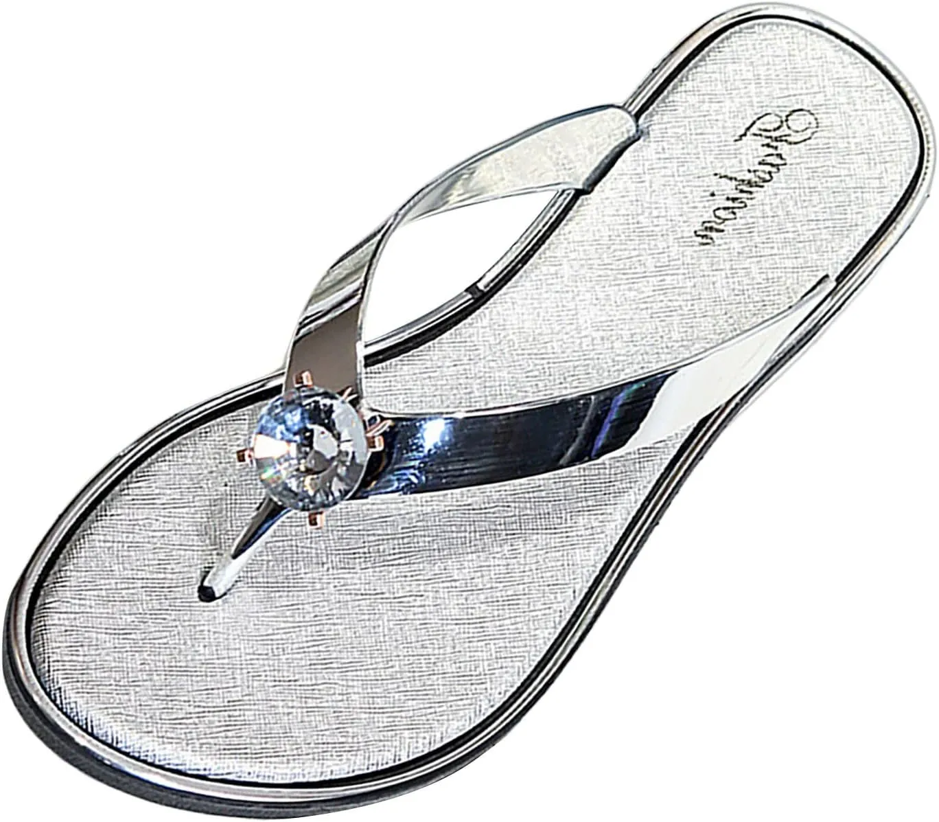 Sandals for Women 2025 Womens Flat Sandals Dressy Flip Flop Slippers Women Wide Dressy Flat Sandal Beach Comfortable Cute Women's Open Toe Flat Sandal