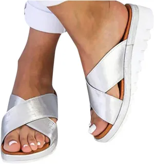Sandals for Women Platform Gibobby Women's 2019 Comfy Platform Sandal Shoes Summer Beach Travel Fashion Slipper Flip Flops