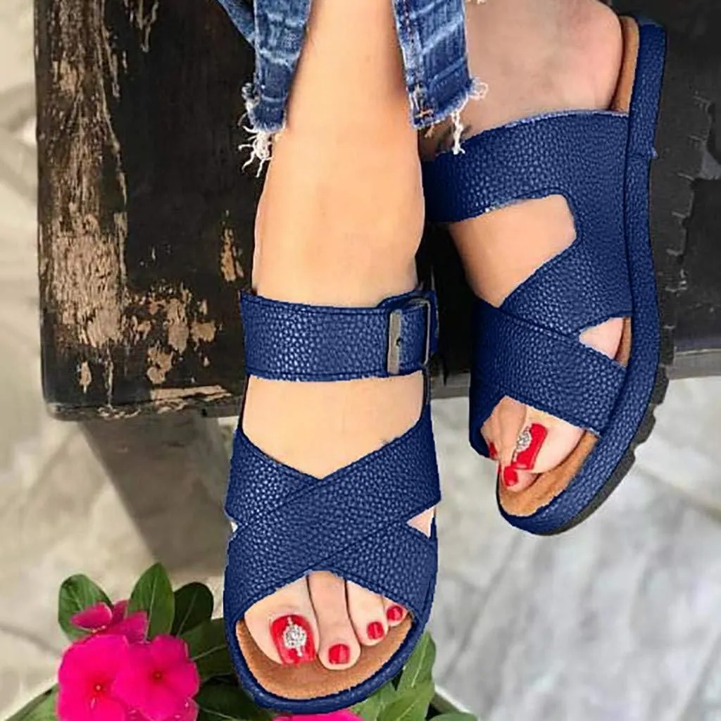 Sandals for Women Platform Gibobby Women's 2019 Comfy Platform Sandal Shoes Summer Beach Travel Fashion Slipper Flip Flops