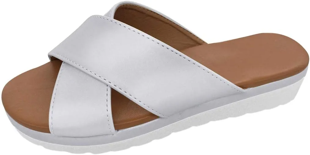 Sandals for Women Platform Gibobby Women's 2019 Comfy Platform Sandal Shoes Summer Beach Travel Fashion Slipper Flip Flops