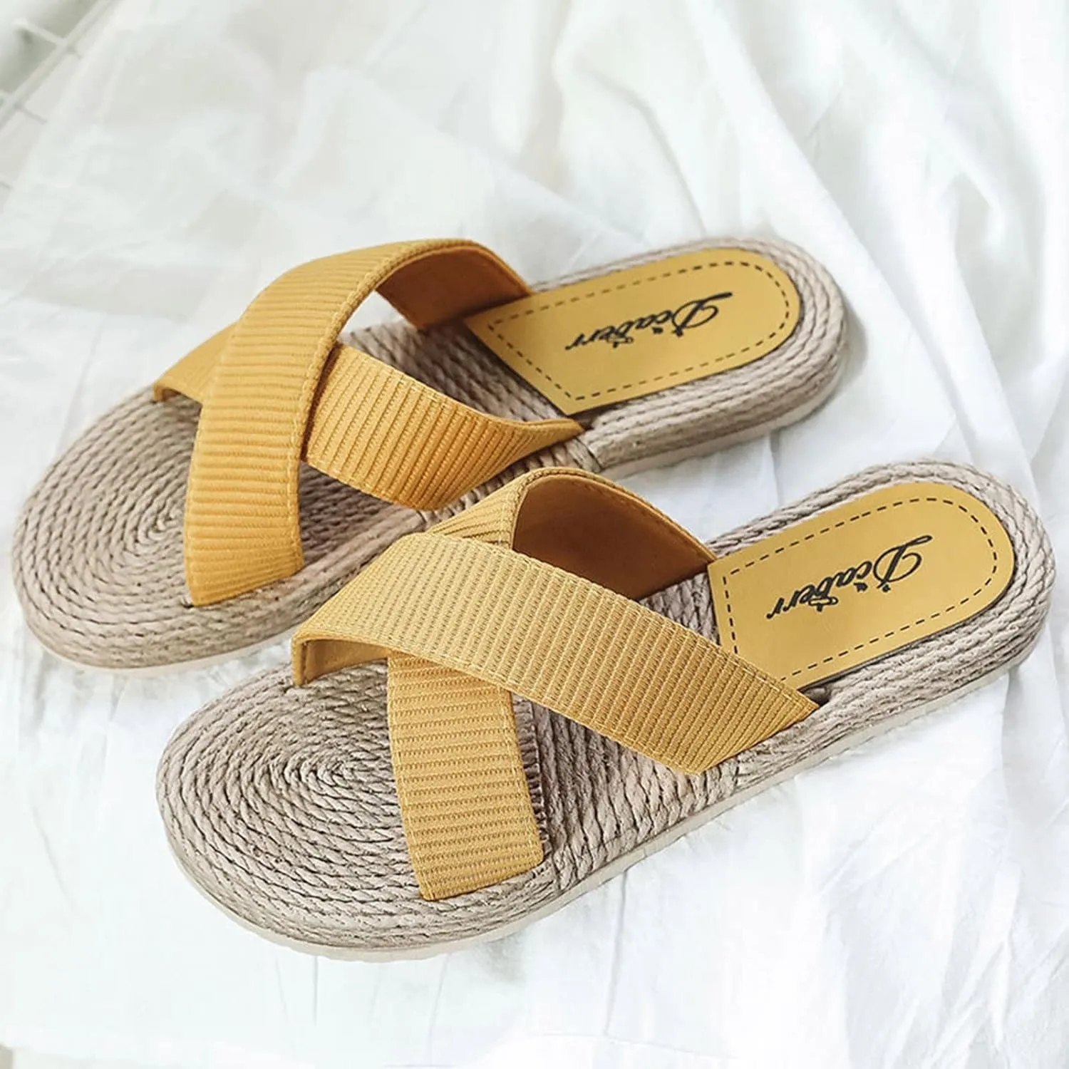 Sandals Women Flat Womens Dressy Sandal Flip Flop Slippers Womens Outdoor Black Flat Sandal Dressy Hands Free Slip-ins Sandal for Women Wedge Shoes