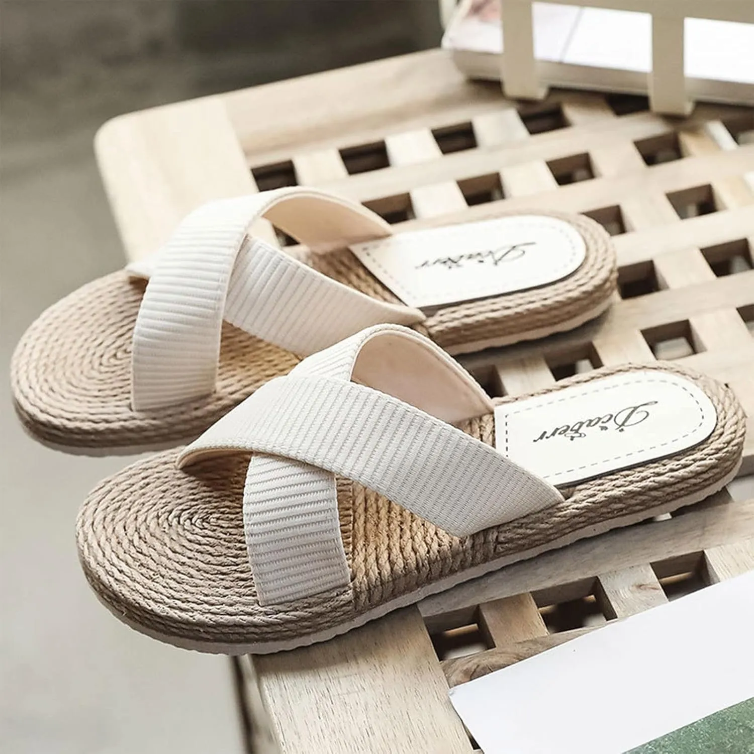 Sandals Women Flat Womens Dressy Sandal Flip Flop Slippers Womens Outdoor Black Flat Sandal Dressy Hands Free Slip-ins Sandal for Women Wedge Shoes