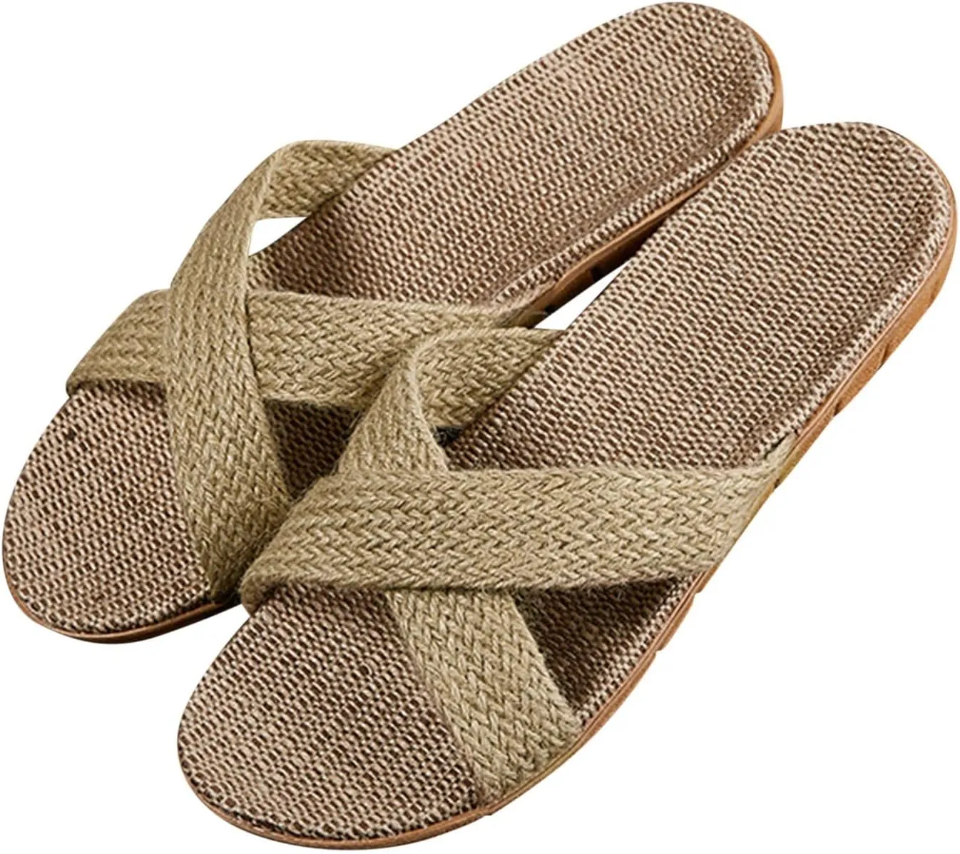 Slides for Women Dressy Sandals With Buckles Flip Flops for Women Beach Flat Sandal Womens Casual Summer Wear Women's Comfortable Walking Sandal