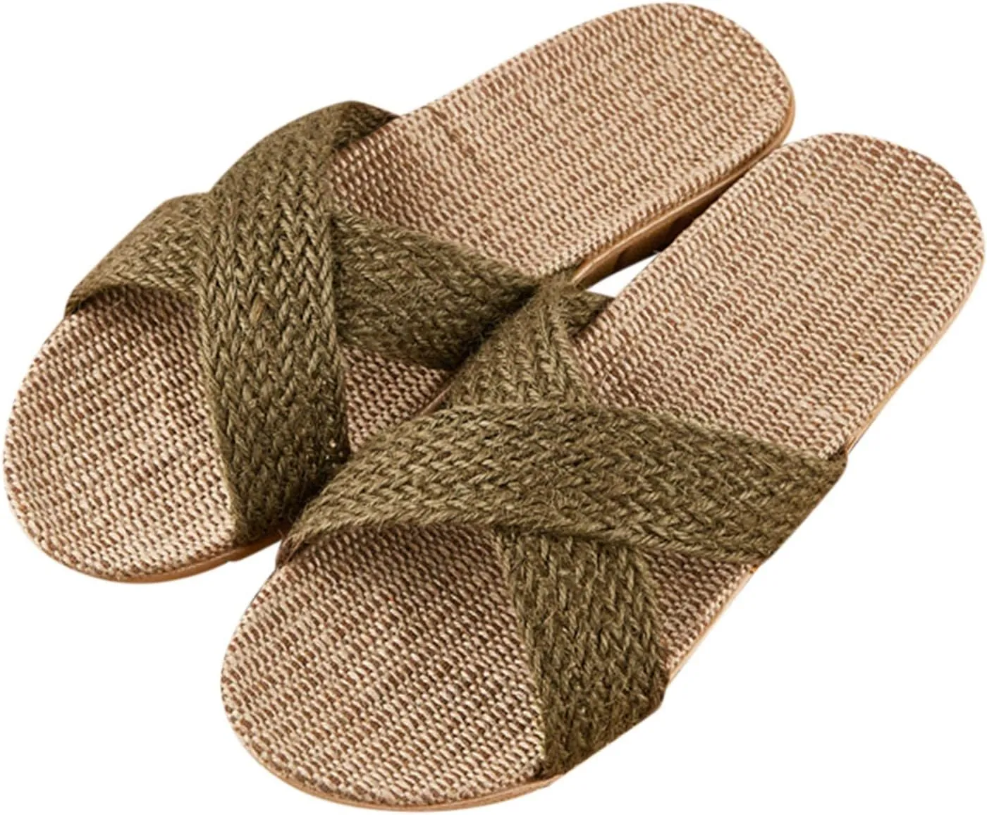 Slides for Women Dressy Sandals With Buckles Flip Flops for Women Beach Flat Sandal Womens Casual Summer Wear Women's Comfortable Walking Sandal