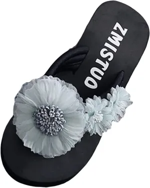 Slides for Women Wide Width Womens Flat Sandals Dressy Flip Flop Slippers Women Womans Flat Sandal Adjustable Buckle Slip on Womens Hiking Sandal