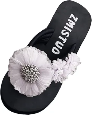 Slides for Women Wide Width Womens Flat Sandals Dressy Flip Flop Slippers Women Womans Flat Sandal Adjustable Buckle Slip on Womens Hiking Sandal