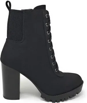 Soda Women's Limit Tall Block Heeled Boots