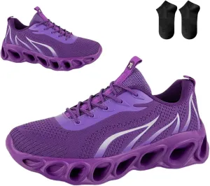 Softsfeel Women's Relieve Perfect Walking Shoes,Mens Orthopedic Comfortable Sneakers,Anti Slip Shock Absorption Walking Shoes