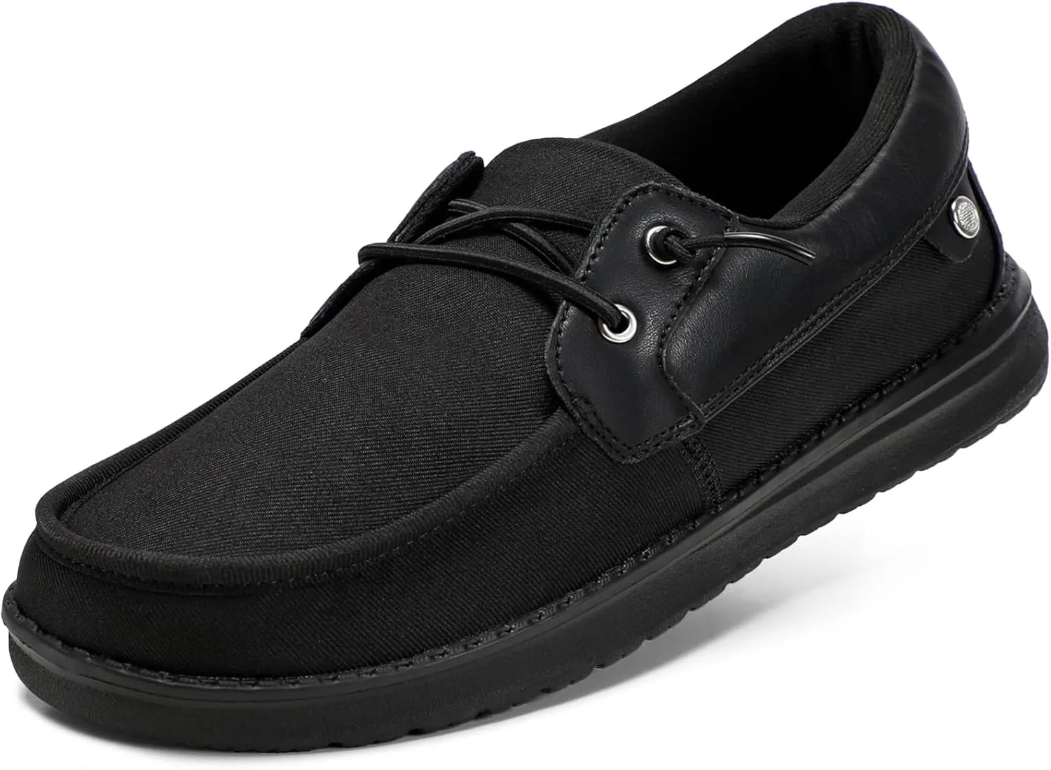 STQ Boat Shoes Men's Business Casual Shoes Slip on Dress Sneakers with Arch Support Insole Lightweight Orthopedic Walking Loafers for Plantar Fasciitis