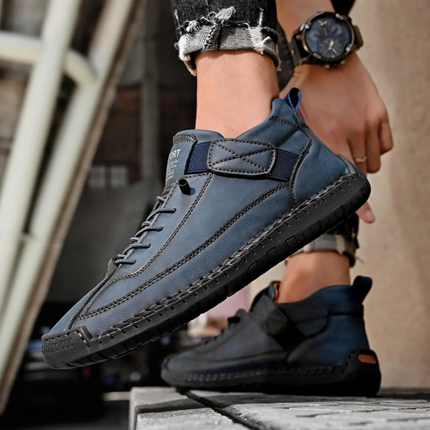 Tennis Walking Shoes Men's Fashionable and Comfortable Low Top Workwear Wear Outdoor Casual Shoes