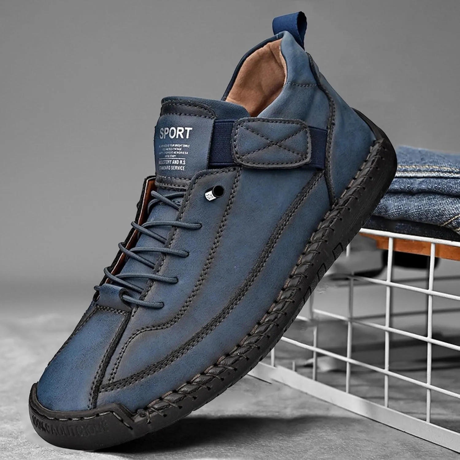 Tennis Walking Shoes Men's Fashionable and Comfortable Low Top Workwear Wear Outdoor Casual Shoes