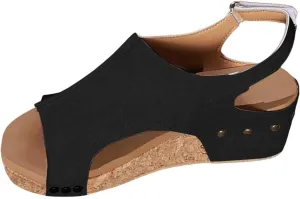 Women Width Wedge Sandals 2025 Spring Summer Corkys Shoes Casual Dressy Platform Styles for Wide Feet Women
