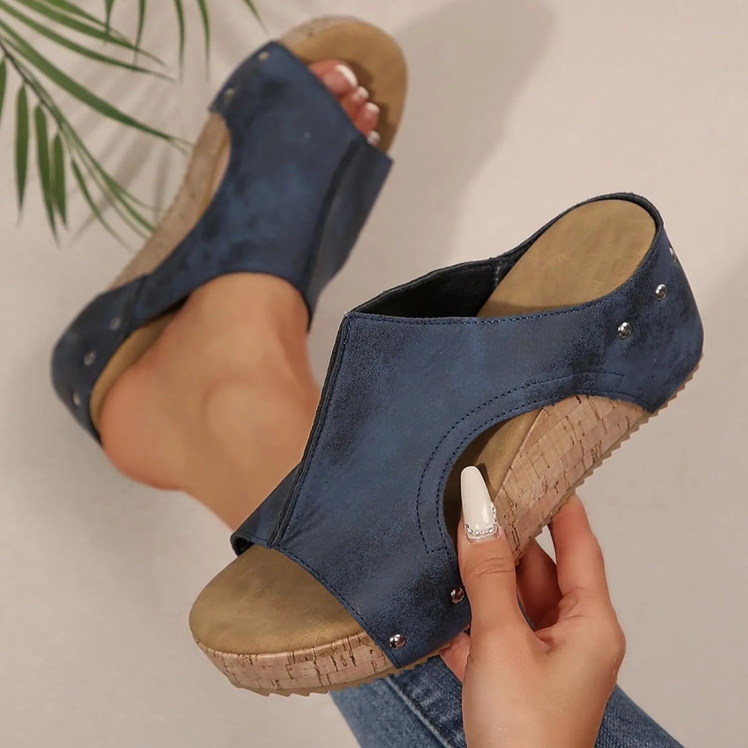 Women Width Wedge Sandals 2025 Spring Summer Corkys Shoes Casual Dressy Platform Styles for Wide Feet Women