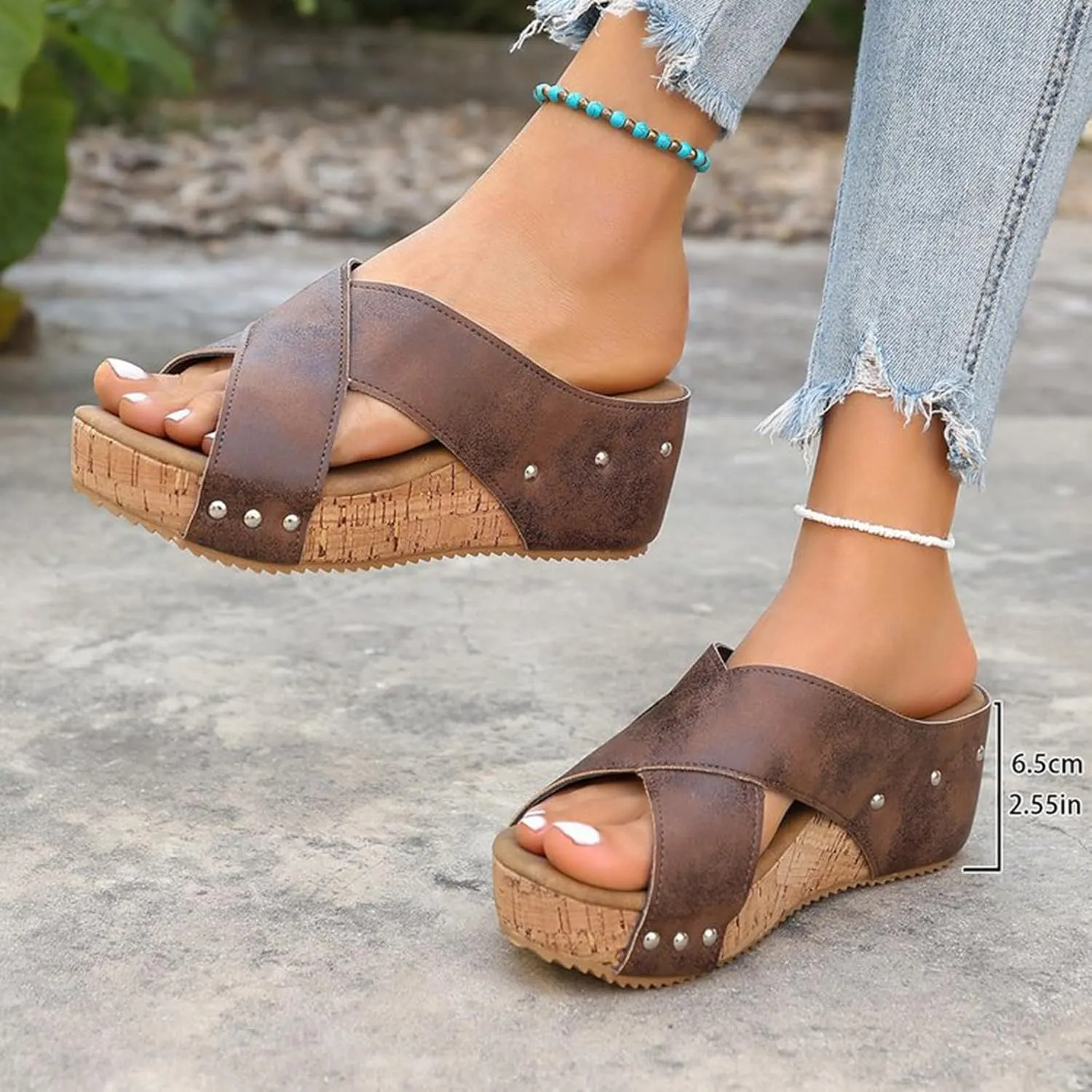 Women Width Wedge Sandals 2025 Spring Summer Corkys Shoes Casual Dressy Platform Styles for Wide Feet Women