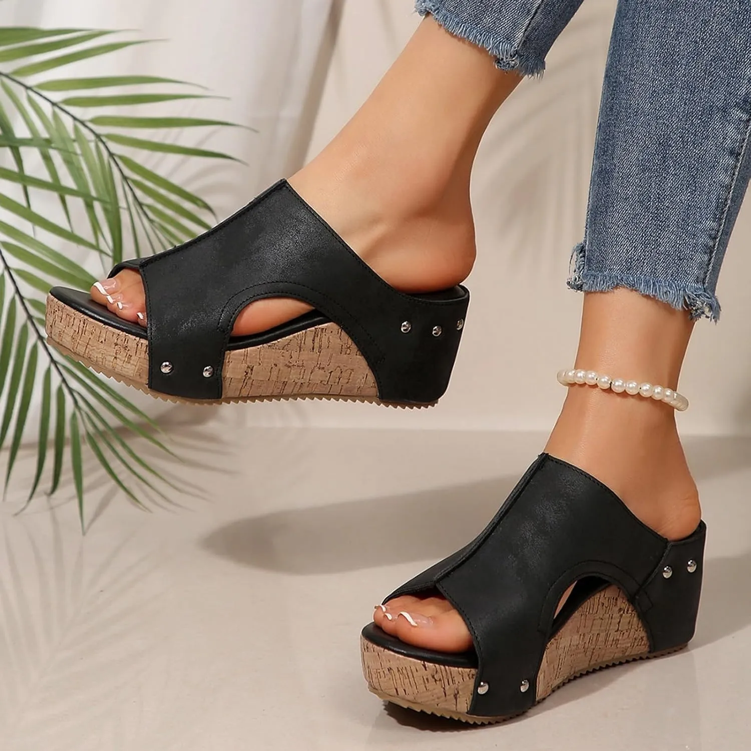 Women Width Wedge Sandals 2025 Spring Summer Corkys Shoes Casual Dressy Platform Styles for Wide Feet Women