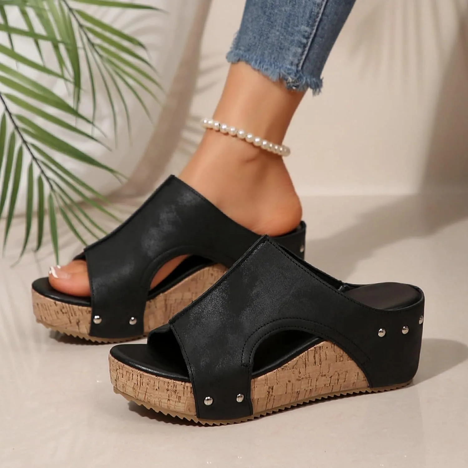 Women Width Wedge Sandals 2025 Spring Summer Corkys Shoes Casual Dressy Platform Styles for Wide Feet Women