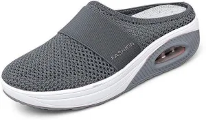 Women's Air Cushion Slip On Walking Shoes Comfortable Mesh Fashionable Women's Walking Shoes Orthopedic Diabetic Slippers