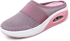 Women's Air Cushion Slip-On Walking Shoes- Orthopedic Diabetic Walking Shoes, Mesh Orthopedic Diabetic Walking Shoes