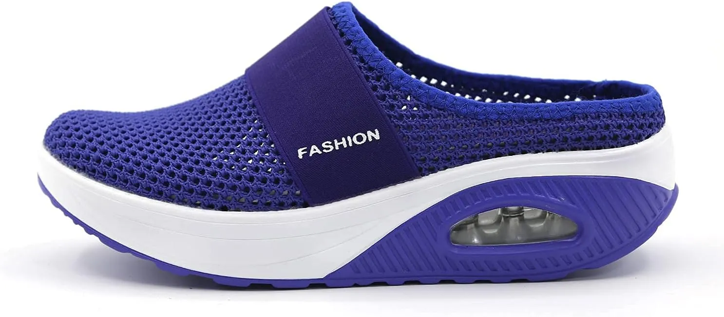 Women's Air Cushion Slip-On Walking Shoes- Orthopedic Diabetic Walking Shoes, Mesh Orthopedic Diabetic Walking Shoes