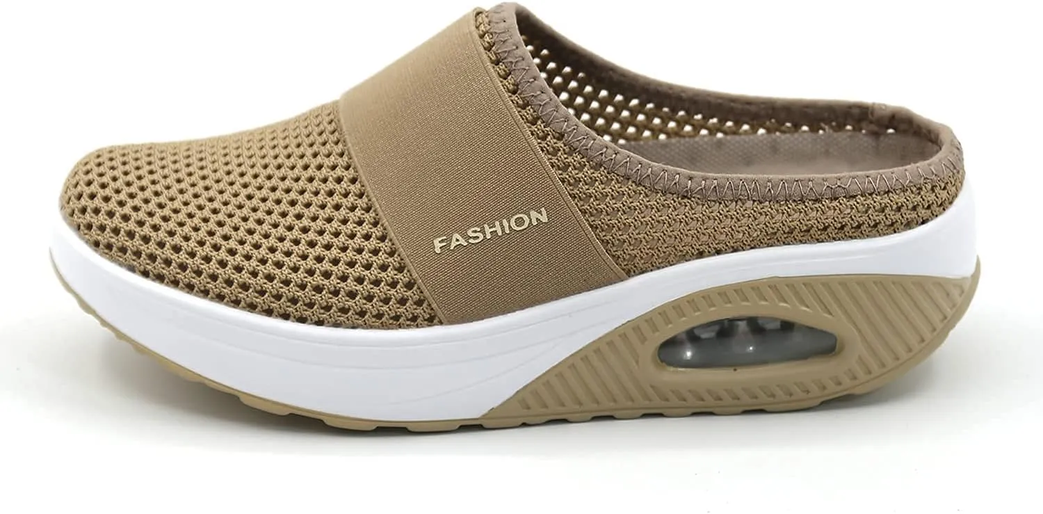 Women's Air Cushion Slip-On Walking Shoes- Orthopedic Diabetic Walking Shoes, Mesh Orthopedic Diabetic Walking Shoes