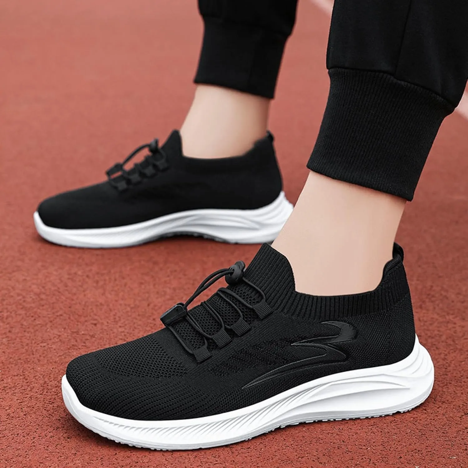 Womens Canvas Slip on Sneakers Walking Tennis Flat Dress Loafers Platform Wedge Mesh Shoes Embroidery Sneakers Casual Clip