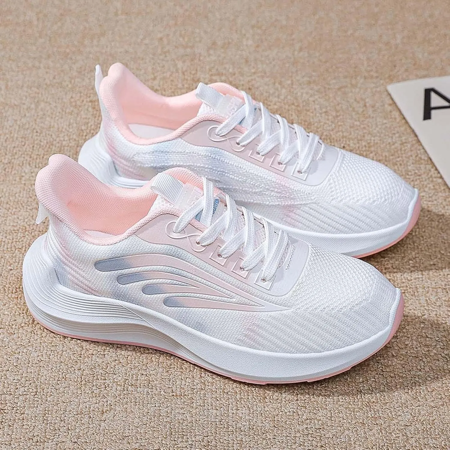 Womens Canvas Slip on Sneakers Walking Tennis Flat Dress Loafers Platform Wedge Mesh Shoes Embroidery Sneakers Casual Clip