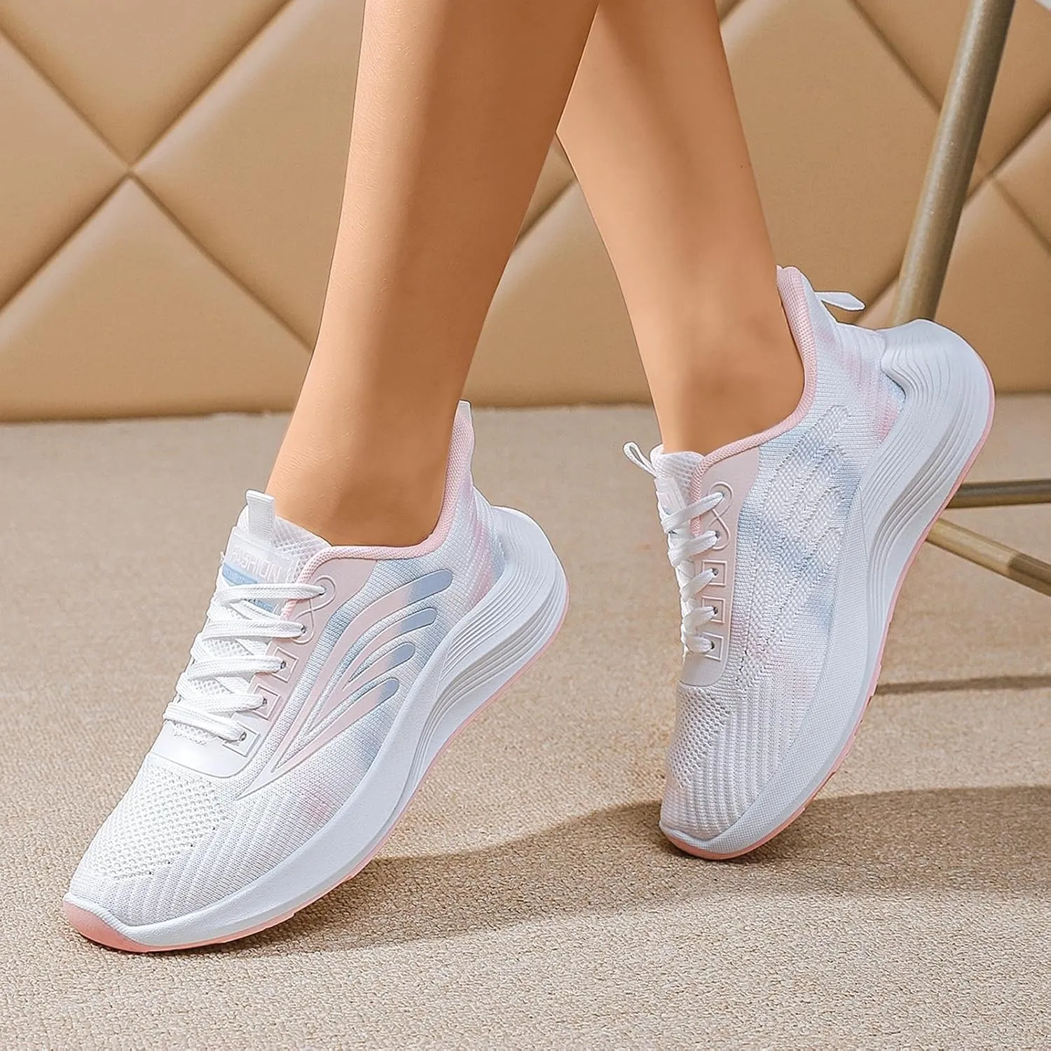 Womens Canvas Slip on Sneakers Walking Tennis Flat Dress Loafers Platform Wedge Mesh Shoes Embroidery Sneakers Casual Clip